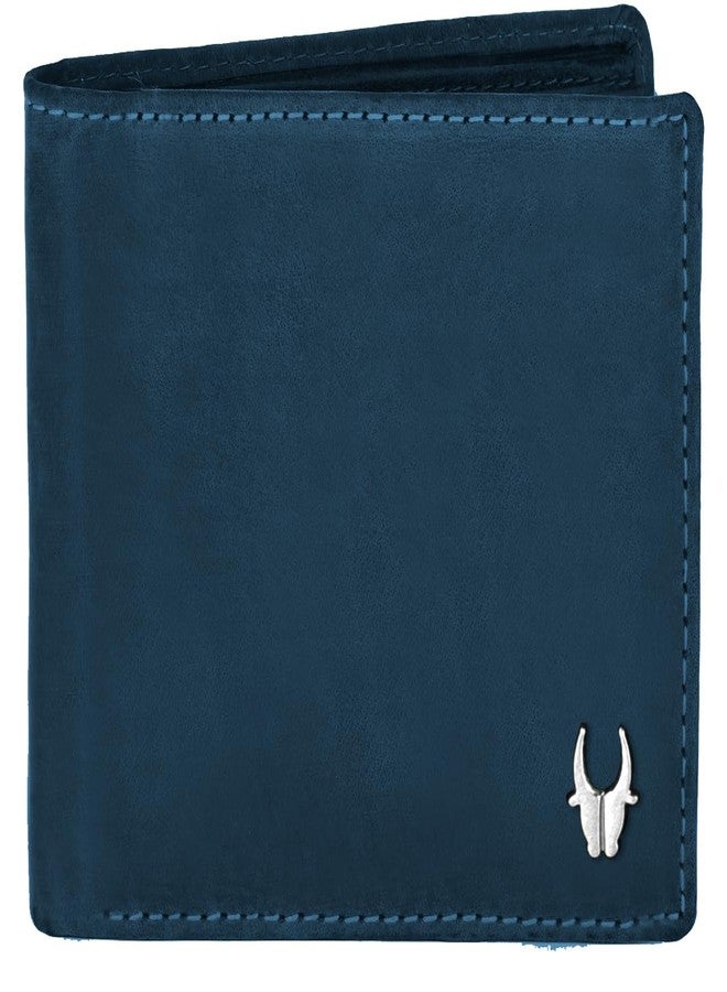 WildHorn Olive Leather Men's Wallet (WH2050) (Blue Hunter) - Image 1